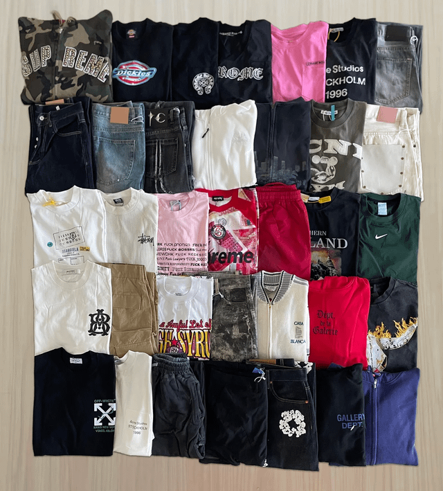 Acbuy Spreadsheet buyer share preview: Acbuy spreadsheet buyer share: 25.8kg minimal laid-back haul with tees, denim and casual fits