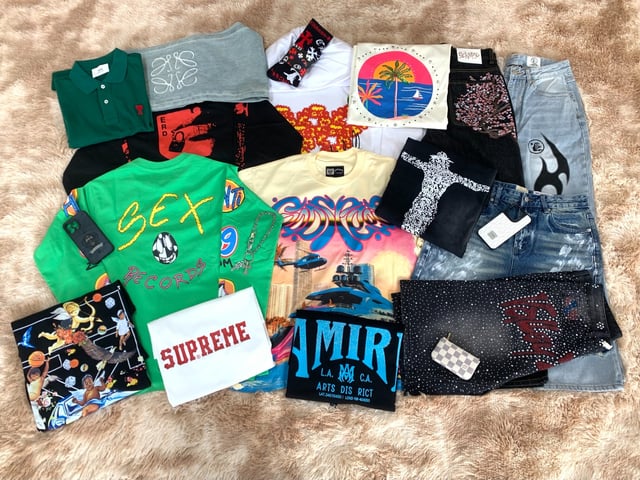 Acbuy Spreadsheet Reddit Streetwear haul: Acbuy spreadsheet streetwear haul: graphic tees, denim, socks and accessories arrival photo preview